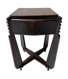 Art Deco Amsterdamse School Side Table by Architect Christiaan Bartels, 1920s